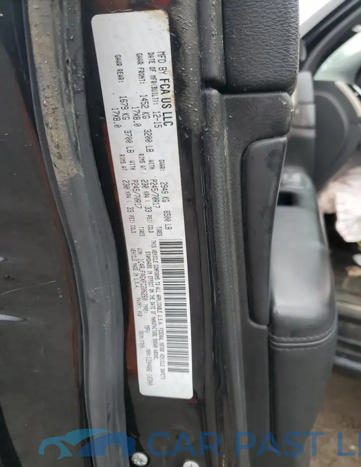 1C4RJFAGXFC206260# 13