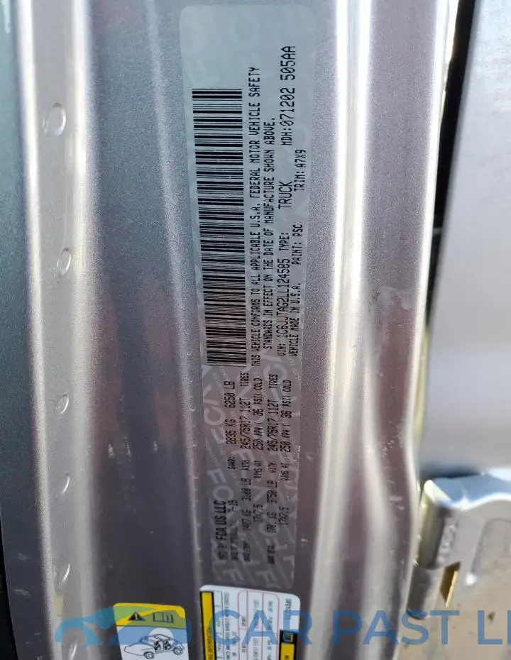 1C6JJTAG2LL124585# 12