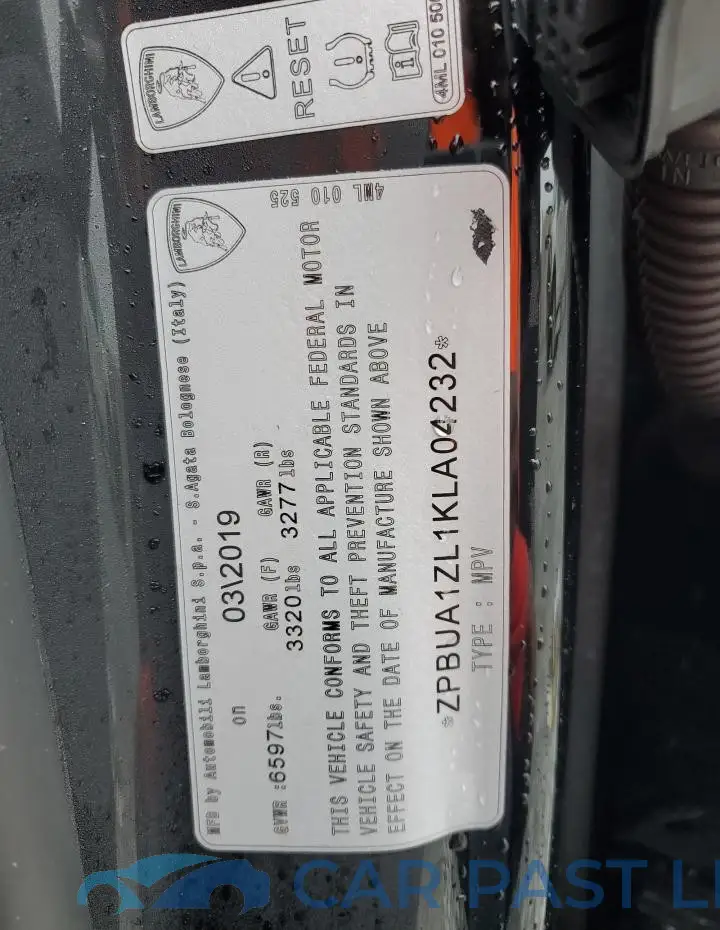 ZPBUA1ZL1KLA04232# 13
