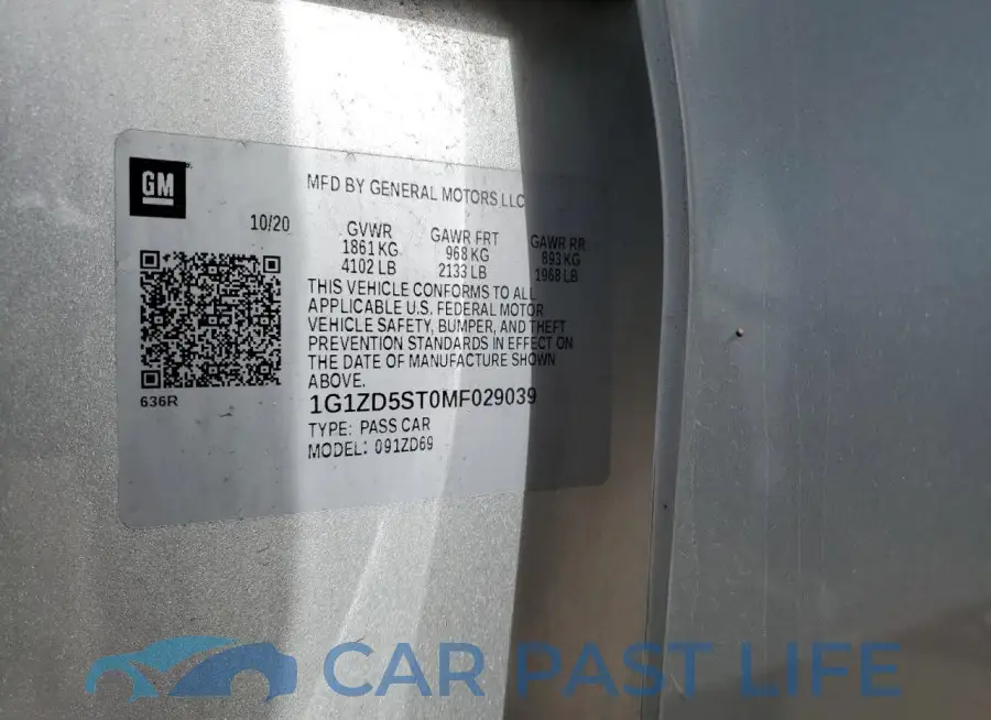 1G1ZD5ST0MF029039# 12