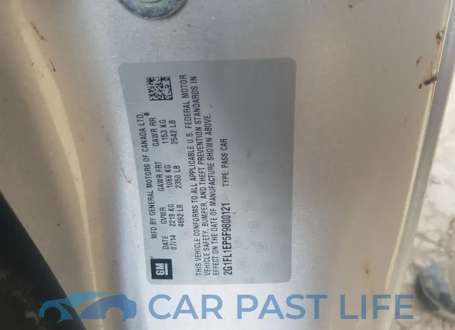 2G1FL1EP5F9800121# 14