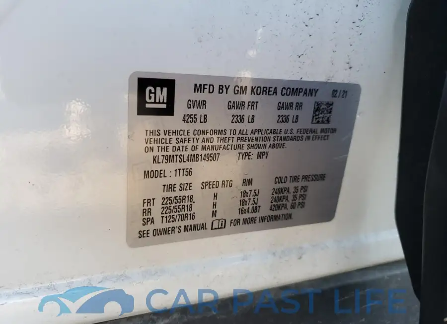 KL79MTSL4MB149507# 13