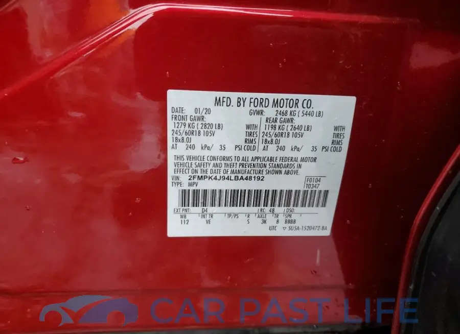 2FMPK4J94LBA48192# 13