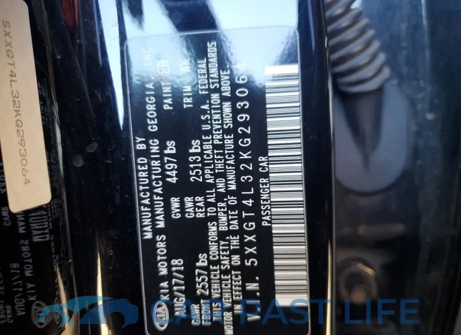 5XXGT4L32KG293064# 12