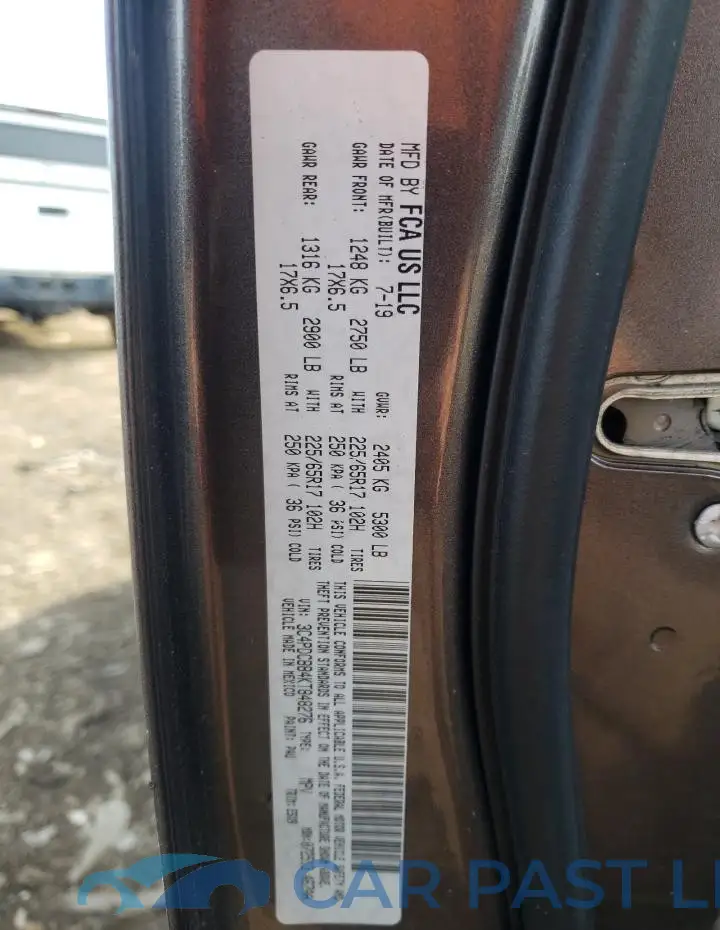 3C4PDCBB4KT848276# 12