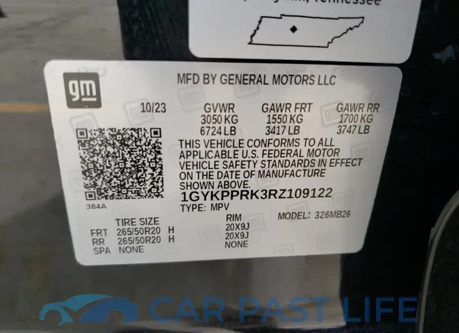 1GYKPPRK3RZ109122# 13