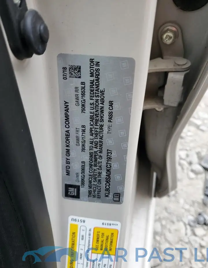 KL8CD6SA0KC719737# 12