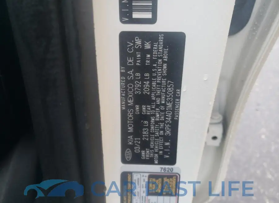 3KPF34AD1ME350857# 12