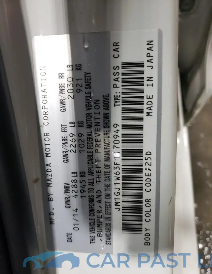 JM1GJ1W63F1170949# 12