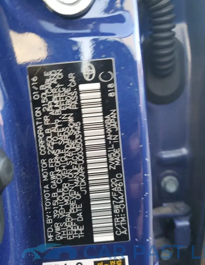 JTDKARFU0G3503945# 12