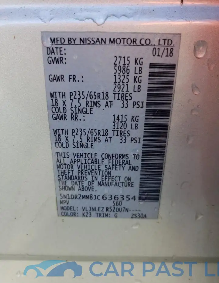 5N1DR2MM8JC636354# 13