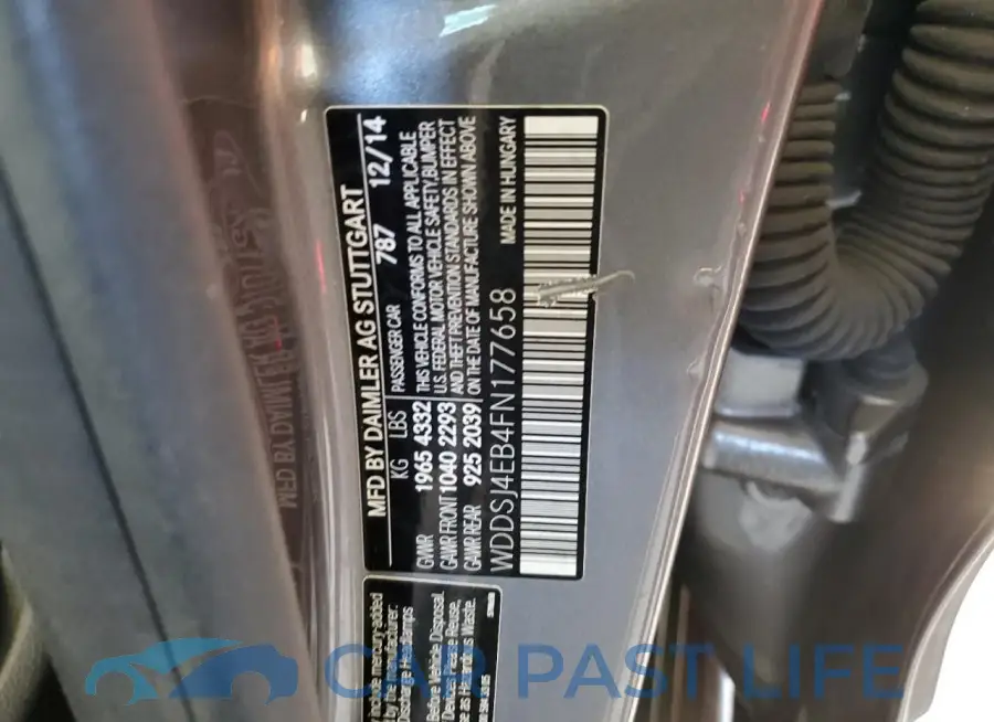 WDDSJ4EB4FN177658# 12