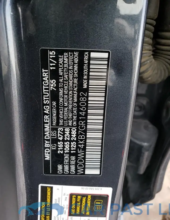 WDDWF4KB7GR146082# 13