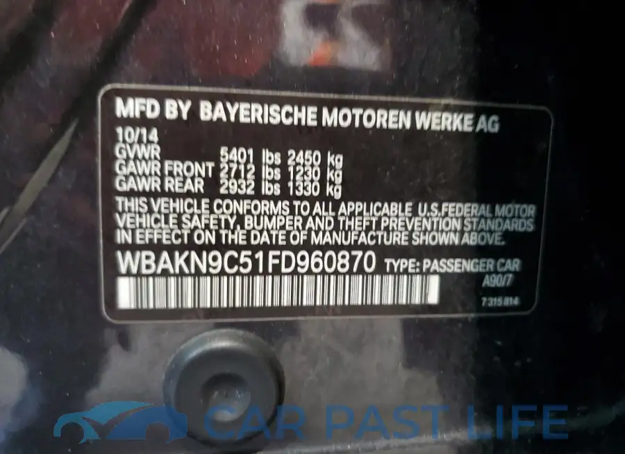 WBAKN9C51FD960870# 12