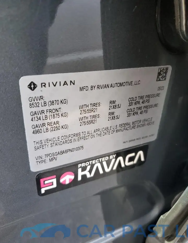 7PDSGABA6PN010375# 12