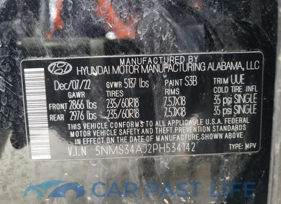5NMS34AJ2PH534142# 13