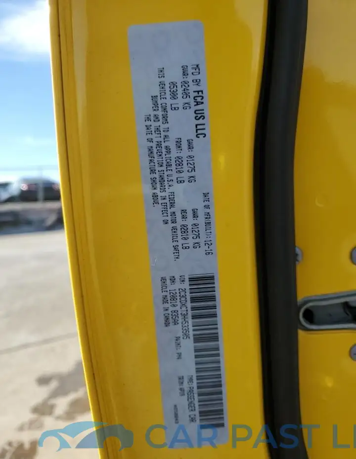2C3CDXCT3HH533505# 13