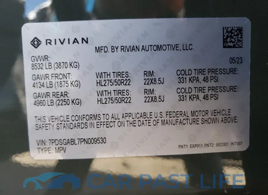 7PDSGABL7PN009530# 13