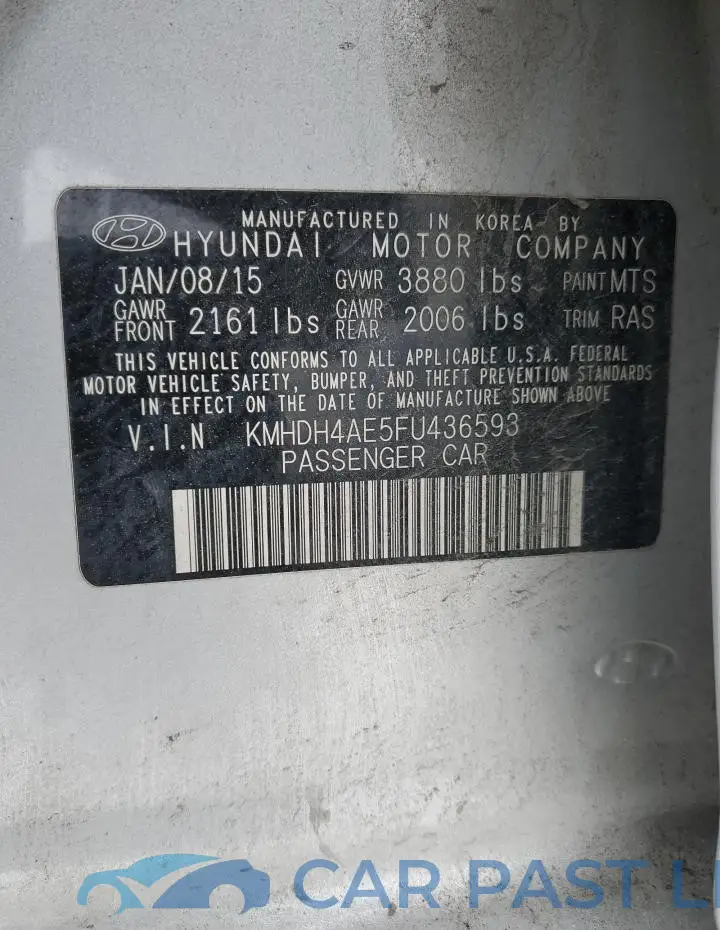 KMHDH4AE5FU436593# 14