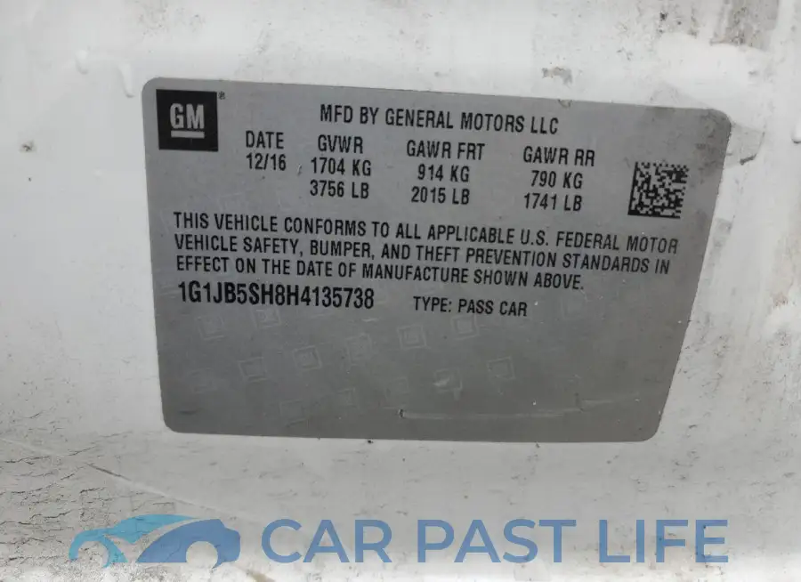1G1JB5SH8H4135738# 13