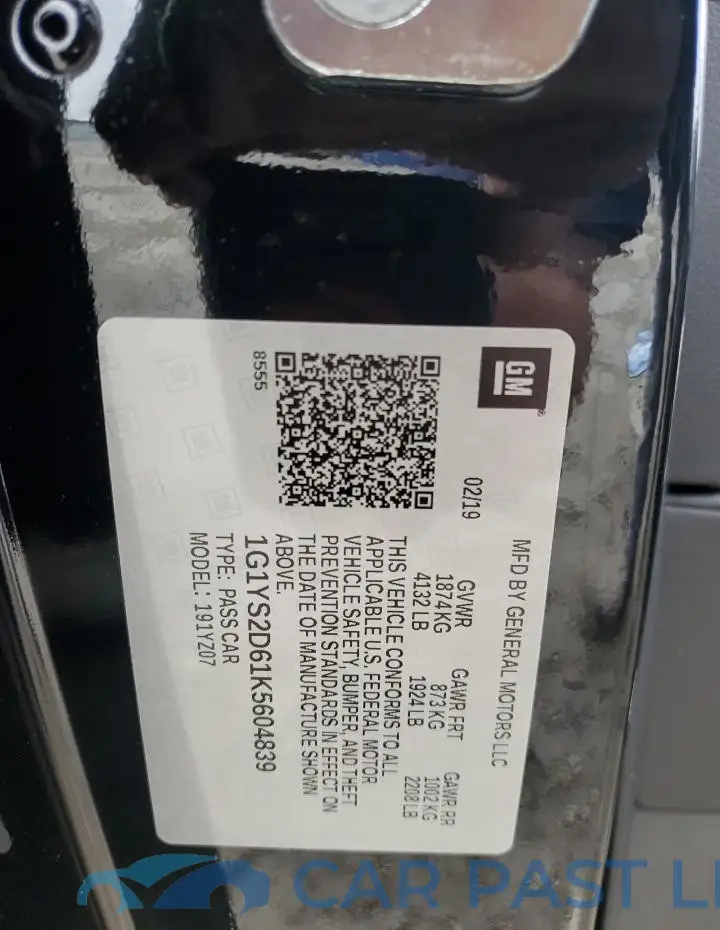 1G1YS2D61K5604839# 12