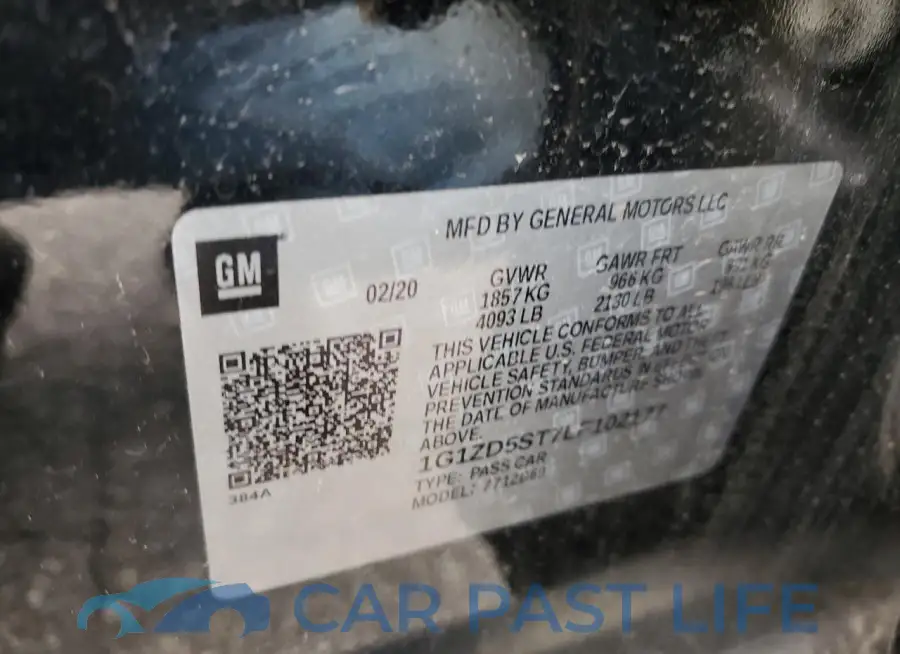 1G1ZD5ST7LF102177# 12