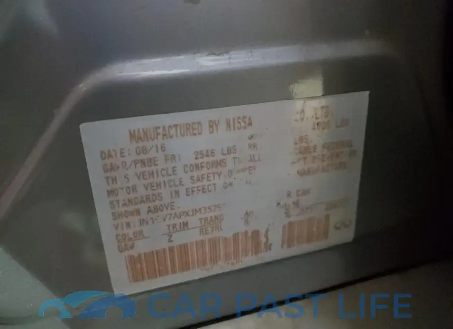 JN1EV7ARXGM340551# 12