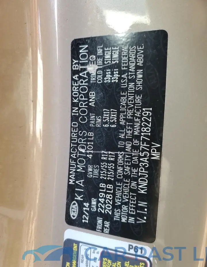 KNDJP3A57F7182291# 12