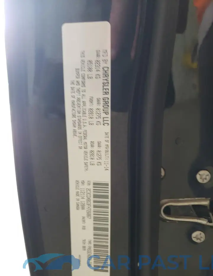 2C3CDXBG3FH726867# 12