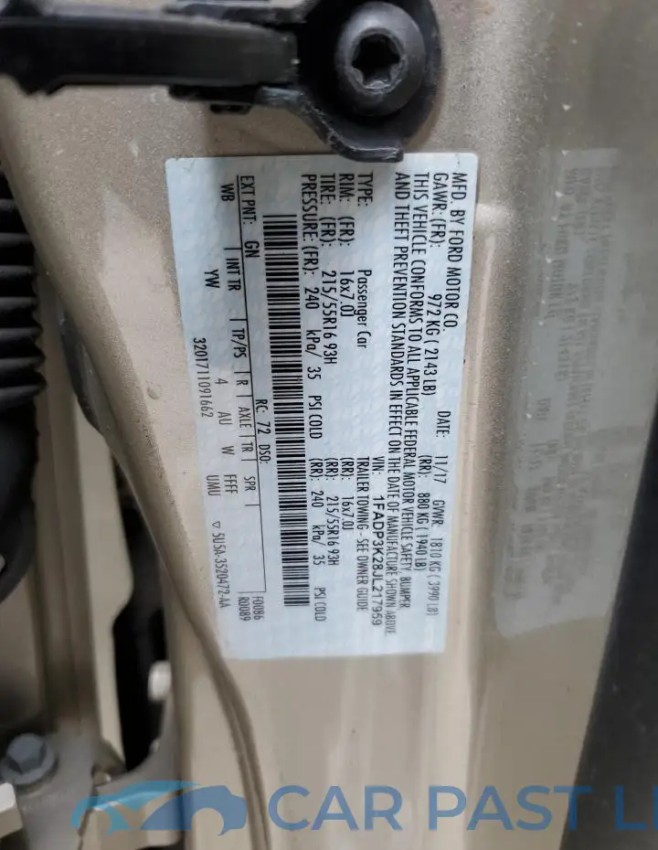 1FADP3K28JL217959# 13