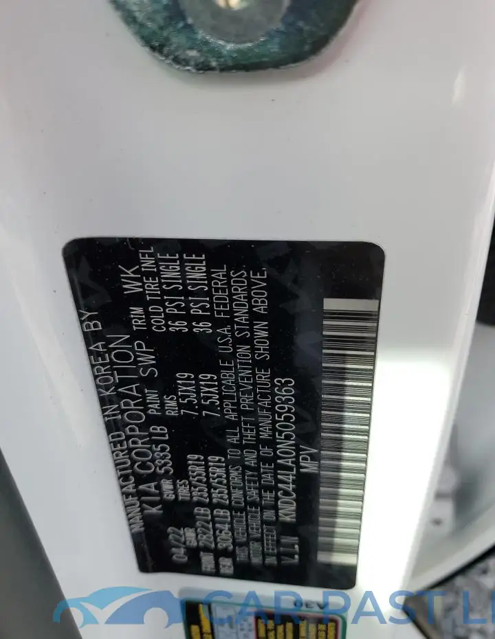 KNDC44LA0N5059363# 13