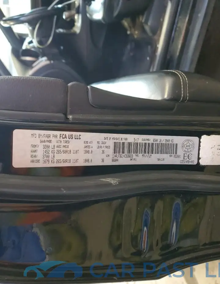 1C4RJFBG1HC926659# 13