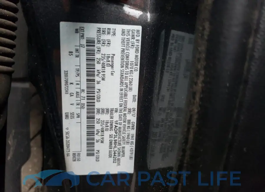 1FADP3L98HL344202# 12