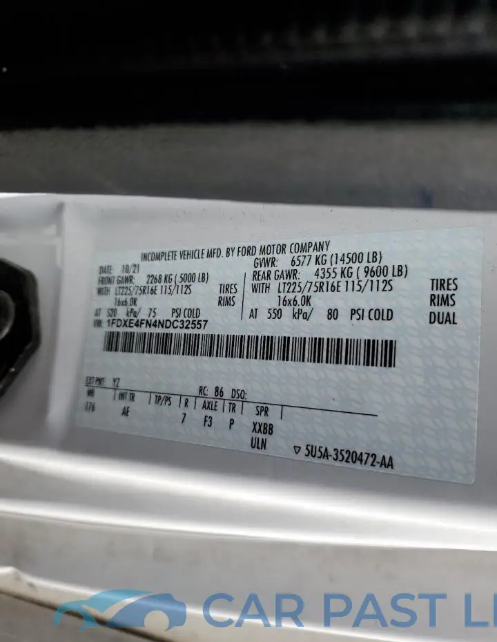 1FDXE4FN4NDC32557# 13