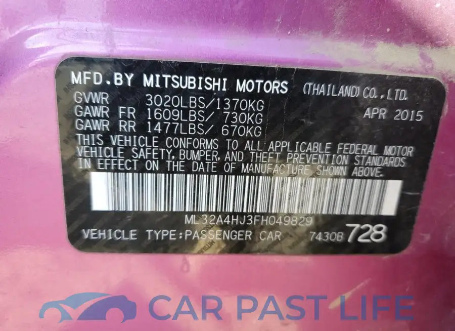 ML32A4HJ3FH049829# 12