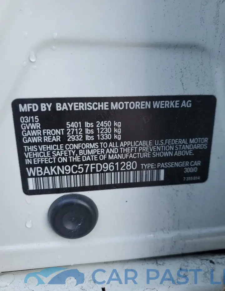 WBAKN9C57FD961280# 12