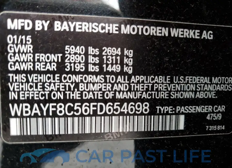 WBAYF8C56FD654698# 12