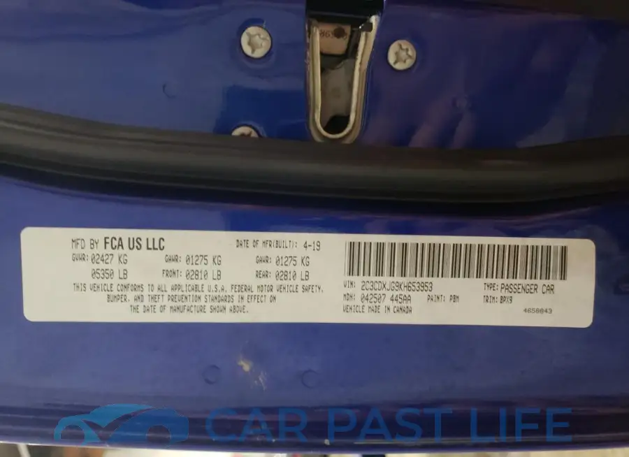 2C3CDXJG9KH653953# 12