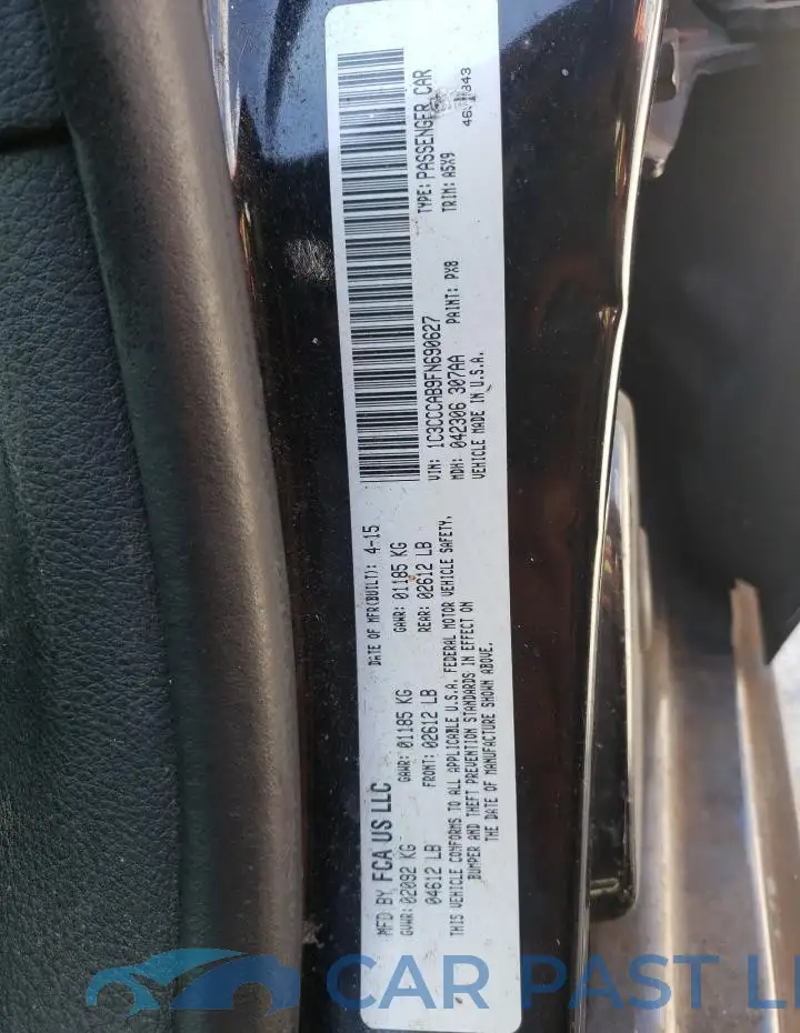 1C3CCCAB9FN690627# 12