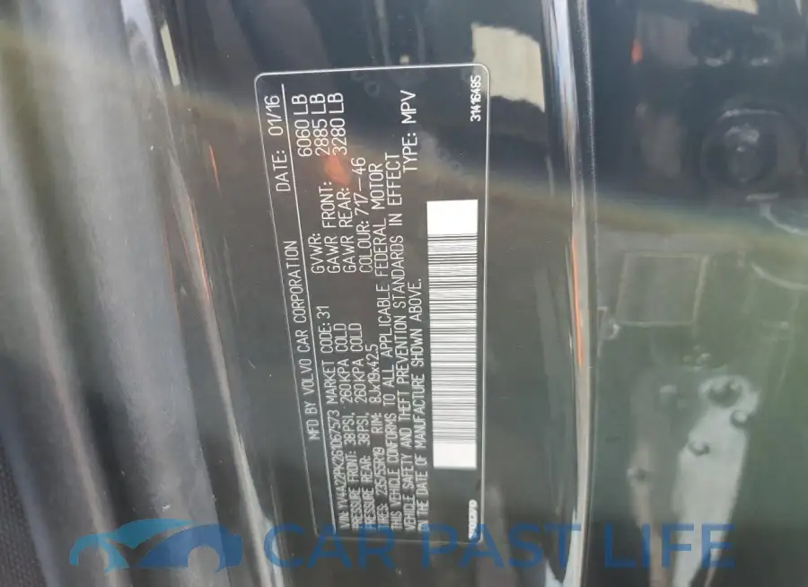 YV4A22PK2G1067573# 12