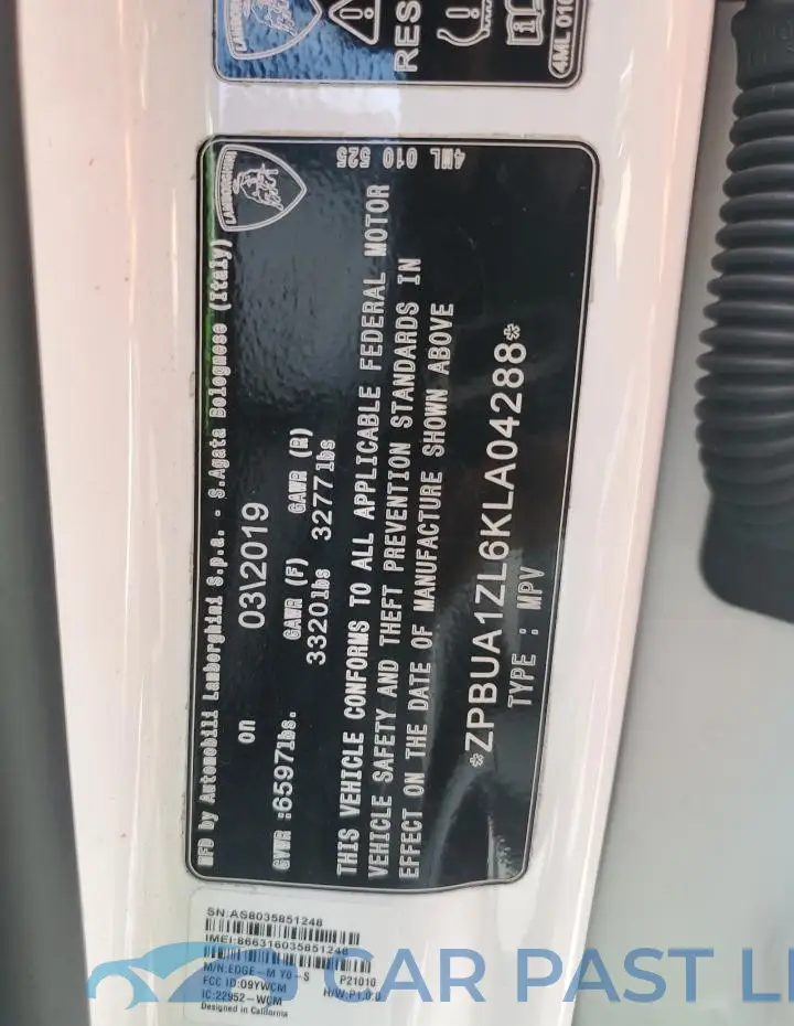 ZPBUA1ZL6KLA04288# 13