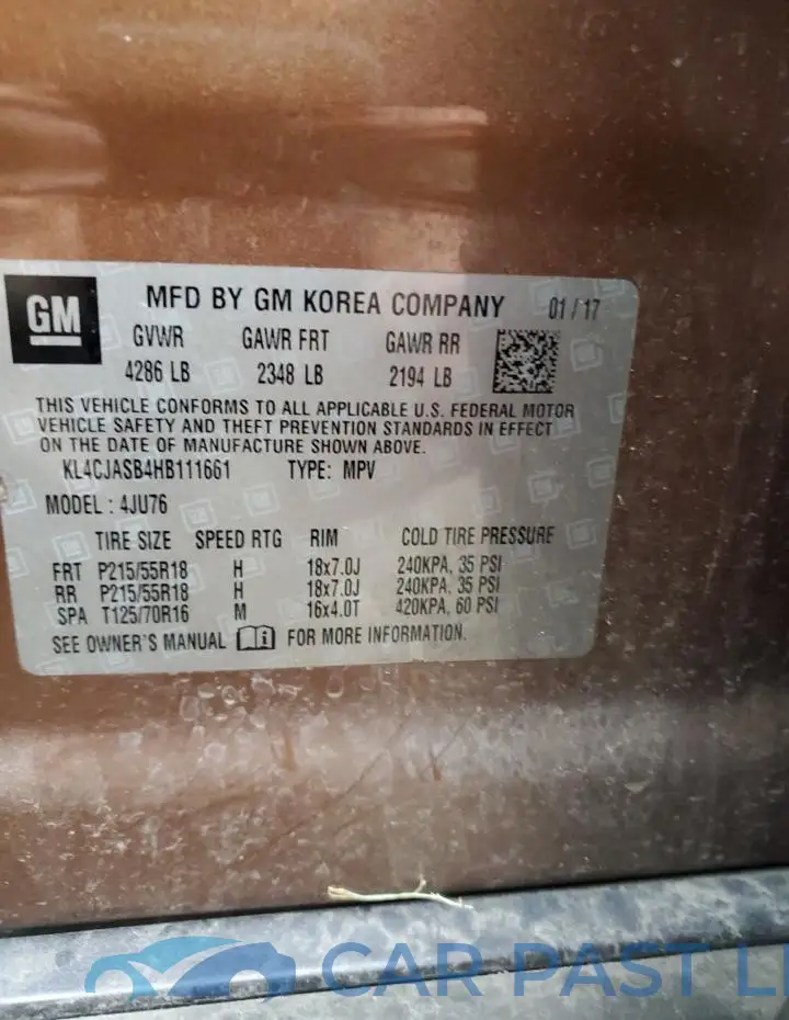 KL4CJASB4HB111661# 13