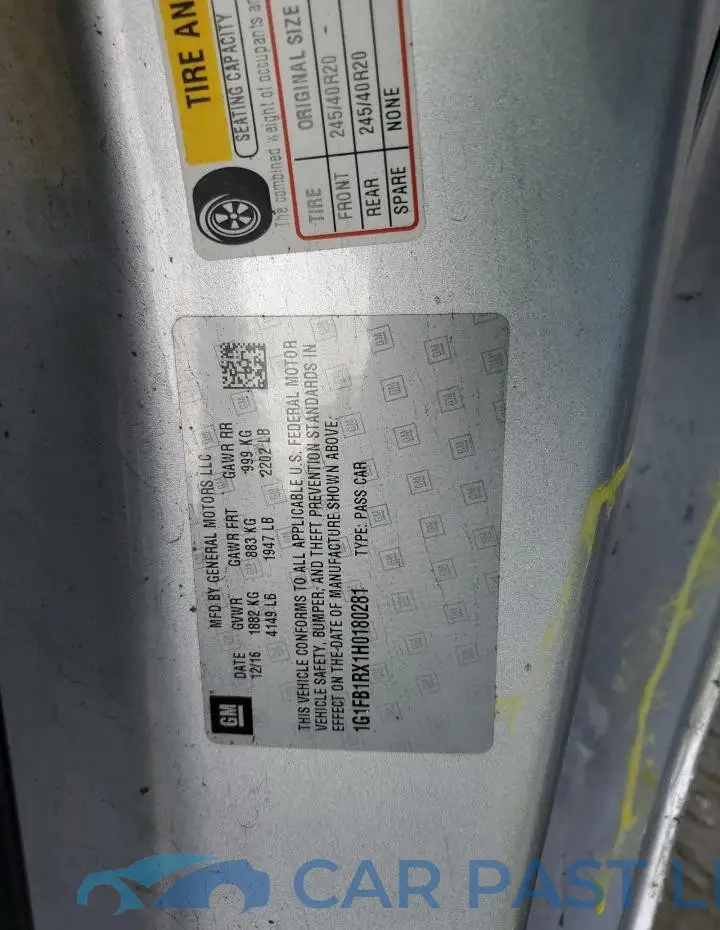 1G1FB1RX1H0180281# 12