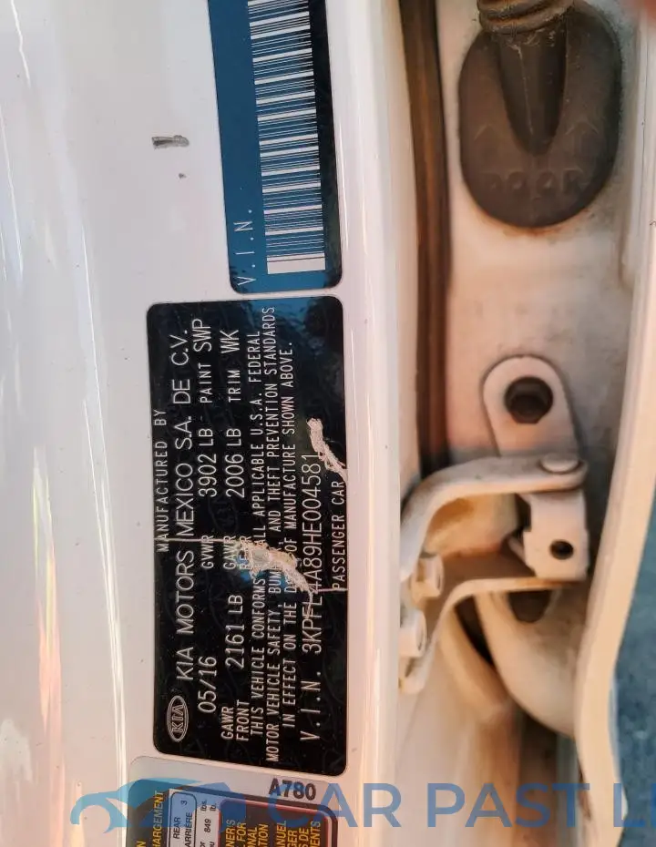 3KPFL4A89HE004581# 12