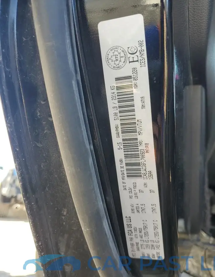 1C4BJWCG6FL700923# 12