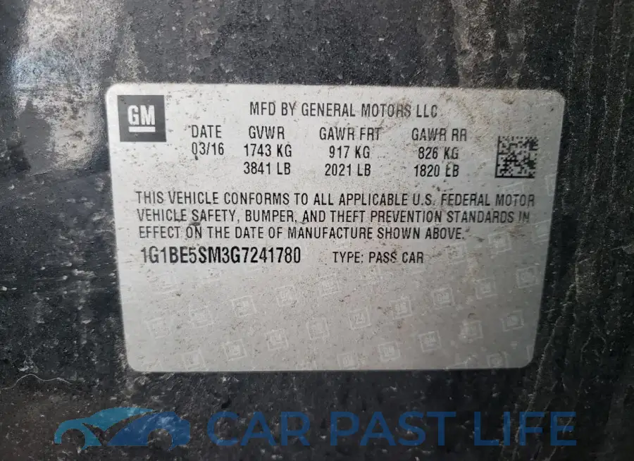 1G1BE5SM3G7241780# 12