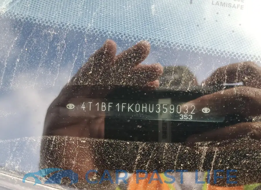 4T1BF1FK0HU359032# 12