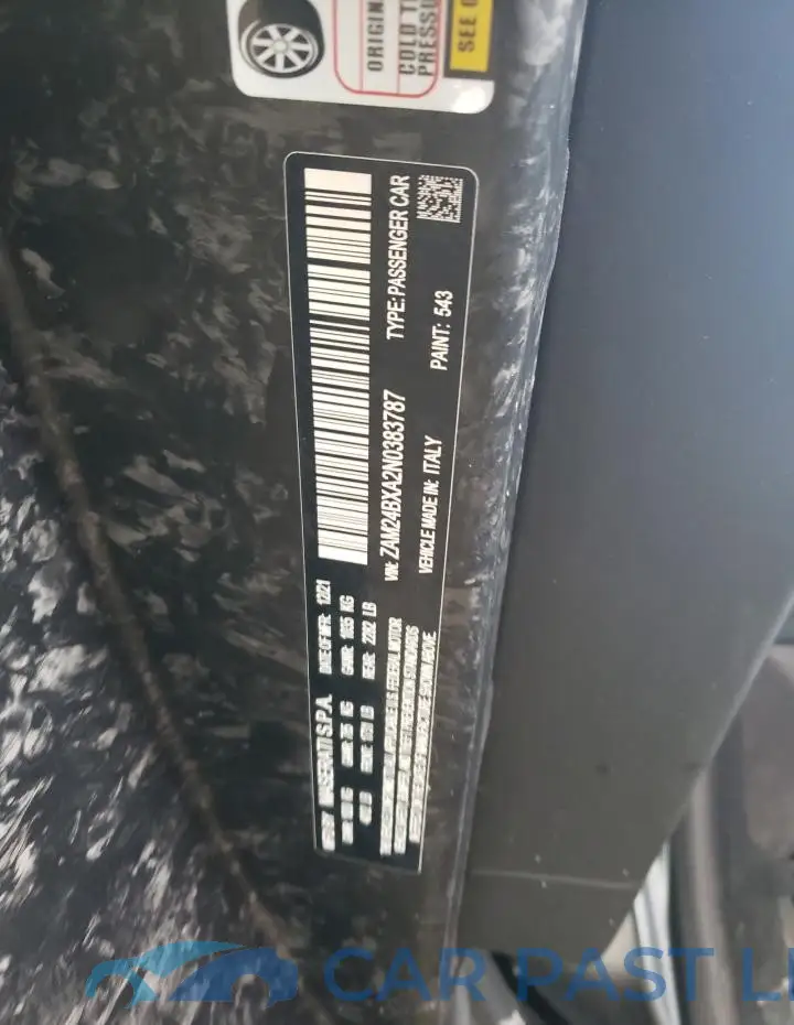 ZAM24BXA2N0383787# 12