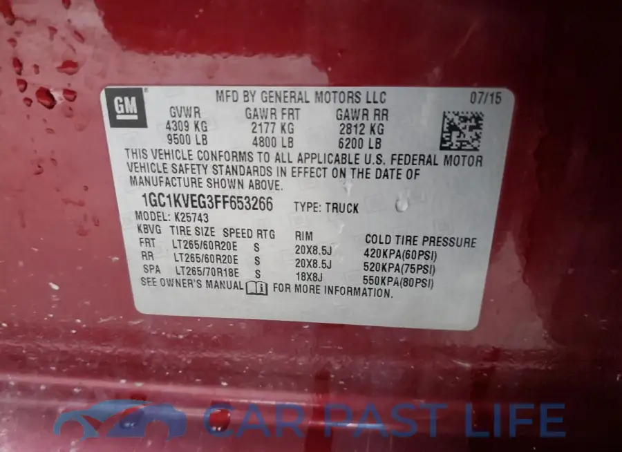 1GC1KVEG3FF653266# 12