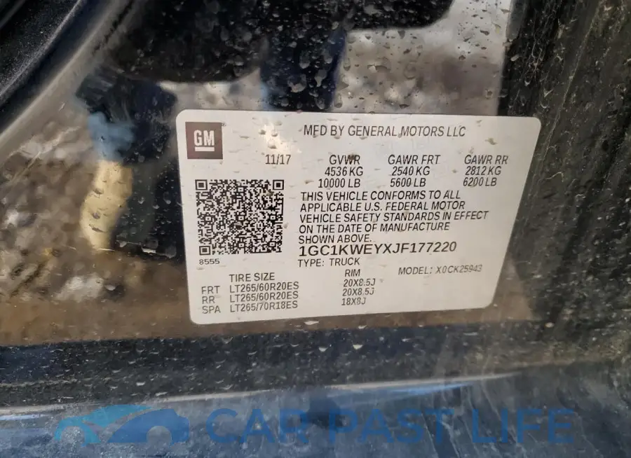1GC1KWEYXJF177220# 12
